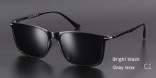 Load image into Gallery viewer, WHO CUTIE TR90 Sunglasses Men Polarized Sunnies UV400 Lens 2023 Brand Design Rectangular Male Sun Glasses for Driving S023
