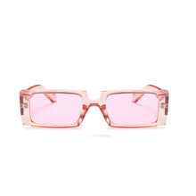 Load image into Gallery viewer, WHO CUTIE Trendy Rectangle Sunglasses Women 2023 Brand Design Black Thick Frame 90s Cool Sun Glasses Shades Female S186B