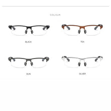 Load image into Gallery viewer, WIHODA Aluminum Magnesium Sportss Men&#39;s Glasses Frames , Outdoor AL-MG Spring Hinge Eyeglasses Glass Frame for Myopia F3121