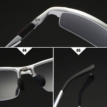 Load image into Gallery viewer, WIHODA Aluminum Magnesium Sportss Men&#39;s Glasses Frames , Outdoor AL-MG Spring Hinge Eyeglasses Glass Frame for Myopia F3121