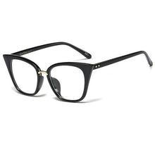 Load image into Gallery viewer, WIHODA Female Cat Eyes Precription Glasses Frame Women Black Eyeglass Optical Glass Frameme for Myopia Presbyopia Hyperopia F216
