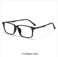 Load image into Gallery viewer, WIHODA Men&#39;s Pure Titanium+TR90 Full-Frame Glasses Frame ,Square Ultra-light Legs Elastic Paint Glass Frames for Myopia F8838