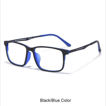 Load image into Gallery viewer, WIHODA Men&#39;s Pure Titanium+TR90 Full-Frame Glasses Frame ,Square Ultra-light Legs Elastic Paint Glass Frames for Myopia F8838