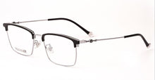 Load image into Gallery viewer, WIHODA Pure Titanium Men&#39;s Business Glasses Frames, Square Full Frame Metal Glass Frame for Myopia Prescription Eyeglasses F8629