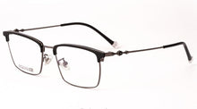 Load image into Gallery viewer, WIHODA Pure Titanium Men&#39;s Business Glasses Frames, Square Full Frame Metal Glass Frame for Myopia Prescription Eyeglasses F8629
