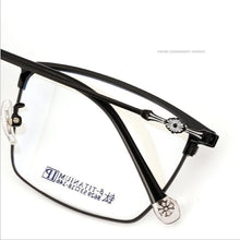 Load image into Gallery viewer, WIHODA Pure Titanium Men&#39;s Business Glasses Frames, Square Full Frame Metal Glass Frame for Myopia Prescription Eyeglasses F8629