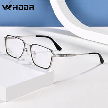 Load image into Gallery viewer, WIHODA Pure Titanium Square Business Men&#39;s Glass Frame, Optical Glasses Frame for Myopia Prescription Eyeglasses F90007