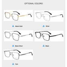 Load image into Gallery viewer, WIHODA Pure Titanium Square Business Men&#39;s Glass Frame, Optical Glasses Frame for Myopia Prescription Eyeglasses F90007