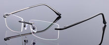Carica l&#39;immagine nel visualizzatore di Gallery, WIHODA Titanium Alloy Rimless Glass Frame for Myopia Hyperopia Prescription Glasses Frames ,Men&amp;Women Frameless Eyeglasses F866