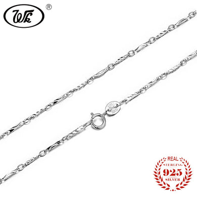 Super Thin 1MM Chain S925 Silver Necklace Woman Solid Pure 925 Sterling Silver Girls Necklaces For Jewelry Gifts Hot OW NA022