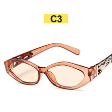 Load image into Gallery viewer, WOENFEL  Sunglasses Vintage Sun Glasses Shades Women Classic Designer Rectangle Small Frame Leopard Travel Glasses
