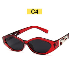 Load image into Gallery viewer, WOENFEL  Sunglasses Vintage Sun Glasses Shades Women Classic Designer Rectangle Small Frame Leopard Travel Glasses