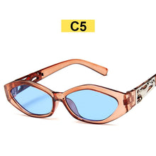 Load image into Gallery viewer, WOENFEL  Sunglasses Vintage Sun Glasses Shades Women Classic Designer Rectangle Small Frame Leopard Travel Glasses