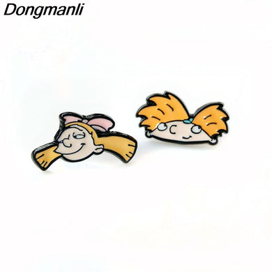 WS1016 2017 new Hey Arnold! Earring for Women Fashion Party Elegant Stud Earrings Jewelry