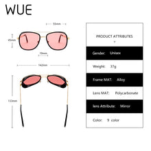 Load image into Gallery viewer, WUE 2023 Sunglasses Men Rossi Coating retro Vintage Designer Sun glasses Oculos Masculino Gafas de Iron Man 3 Matsuda TONY stark