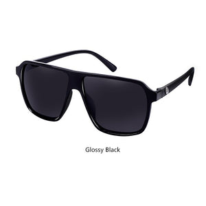 WUE Retro Square Sunglasses Steampunk Men Women Brand Designer Glasses SKULL Logo Shades UV Protection Gafas