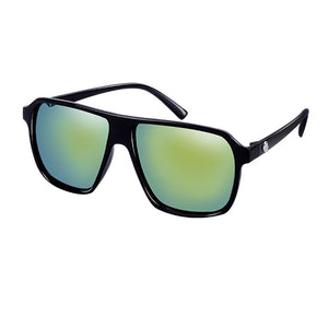 WUE Retro Square Sunglasses Steampunk Men Women Brand Designer Glasses SKULL Logo Shades UV Protection Gafas