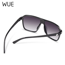 Load image into Gallery viewer, WUE Retro Square Sunglasses Steampunk Men Women Brand Designer Glasses SKULL Logo Shades UV Protection Gafas