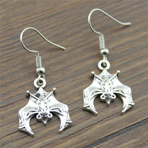 Fashion Cute Simple Vampire Bat Charm Dangle Earring, Charming Drop Earring Drops Jewellery