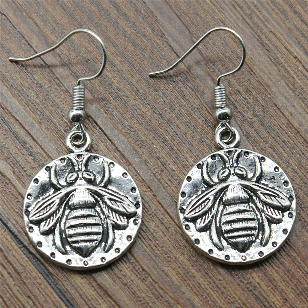 Fashion Handmade Design Bee Charm Drop Earrings, Fashion Earring Jewelry Gift For Women Dropshipping