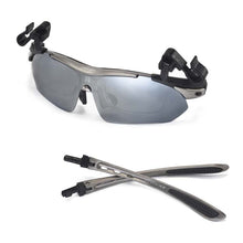 Load image into Gallery viewer, Walleva WSG001 Polarized Sunglasses With TR90 Frame, Prescription Lenses Insert, Hat Clip And Removable Arms USA shipping