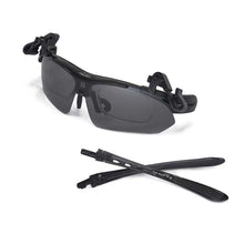 Load image into Gallery viewer, Walleva WSG001 Polarized Sunglasses With TR90 Frame, Prescription Lenses Insert, Hat Clip And Removable Arms USA shipping