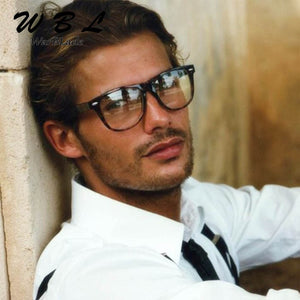 WarBLade 2022 Fake Glasses  Design Crystal Clear Frame Transparent Frame  Eyeglasses Square Eye Spectacle Clear Lens