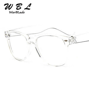 WarBLade 2022 Fake Glasses  Design Crystal Clear Frame Transparent Frame  Eyeglasses Square Eye Spectacle Clear Lens