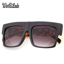 Load image into Gallery viewer, WarBLade 2023 Men Gold Metal Chain Kim Kardashian Beyonce Sunglasses Vintage Hip Hop Sun Glasses Gafas De Sol UV400