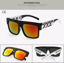 Load image into Gallery viewer, WarBLade 2023 Men Gold Metal Chain Kim Kardashian Beyonce Sunglasses Vintage Hip Hop Sun Glasses Gafas De Sol UV400