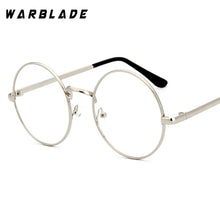 Load image into Gallery viewer, WarBLade 2023 round nerd glasses clear lens unisex gold round metal frame glasses optical men women eyeglass frame fake glasses