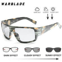 Carica l&#39;immagine nel visualizzatore di Gallery, WarBLade Guida Occhiali da sole fotocromatici Uomo Polarizzati Camaleonte Scolorimento Occhiali da sole Uomo Occhiali antiriflesso Gafes de sol 