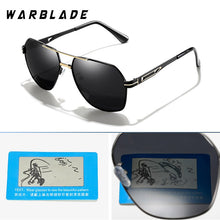 Load image into Gallery viewer, WarBLade Men&#39;s Polarized Sunglasses Brand Designer Pilot Male Metal Frame Sun Glasses Driving Goggles For Men UV High Quality