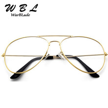 Load image into Gallery viewer, WarBLade Classic Pilot Glasses Transparent Clear Glasses women Alloy Frame Optics Aviation Eyeglasses Men Lens 2023 Hot