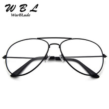Load image into Gallery viewer, WarBLade Classic Pilot Glasses Transparent Clear Glasses women Alloy Frame Optics Aviation Eyeglasses Men Lens 2023 Hot