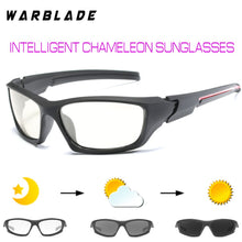 Carica l&#39;immagine nel visualizzatore di Gallery, WarBLade Intelligent Photochromic Sunglasses Men Driving Anti-Glare Polarized Sunglasses Chameleon Discoloration Sun glasses