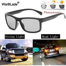 Load image into Gallery viewer, WarBLade Polarized Photochromic Sunglasses For Men Day Night Driving Goggles Sun Glasses Chameleon Discoloration Sunglasses