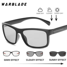 Load image into Gallery viewer, WarBLade Polarized Photochromic Sunglasses For Men Day Night Driving Goggles Sun Glasses Chameleon Discoloration Sunglasses