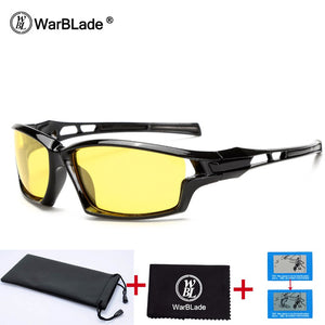 WarBLade Night Vision 100% Polarised Driving Sun Glasses For Men Polarized Stylish Sunglasses Male Goggle Eyewear UV400