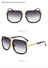 Load image into Gallery viewer, WarBLade Oversize Square Sunglasses Men Women Sun Glasses Male Driving Superstar  Brand Designer oculos de sol feminino