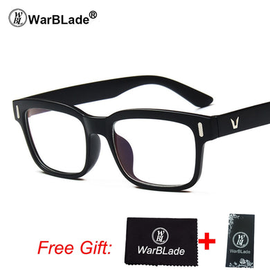 WarBLade Occhiali da vista vintage unisex Designer di marca Occhiali trasparenti Donna Occhiali da vista Montatura da uomo Montature per occhiali retrò