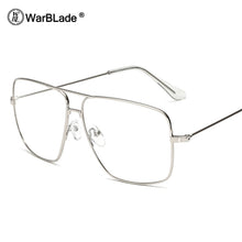 Load image into Gallery viewer, WarBLade Vintage Gold Metal Frame Eyeglasses Mens Womens Sun glasses Retro Square Optical Lens Eyewear Nerd Clear Lens Glasses