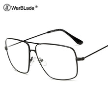 Load image into Gallery viewer, Vintage Gold Metal Frame Eyeglasses Mens Womens Sun glasses Retro Square Optical Lens Eyewear Nerd Clear Lens Glasses