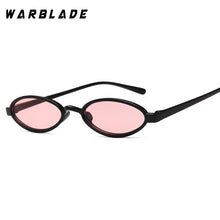 Load image into Gallery viewer, WarBLade Vintage Small Oval Sunglasses Women Round Metal Frame Steampunk Sunglasses Women Shade Glasses Retro UV400