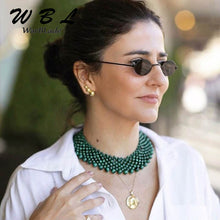 Load image into Gallery viewer, WarBLade Vintage Small Oval Sunglasses Women Round Metal Frame Steampunk Sunglasses Women Shade Glasses Retro UV400