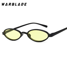 Load image into Gallery viewer, WarBLade Vintage Small Oval Sunglasses Women Round Metal Frame Steampunk Sunglasses Women Shade Glasses Retro UV400