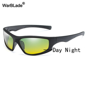 WarBlade 2023 Men Night Vision Glasses Polarized Photochromic Sunglasses Male Day Night Driving Anti-glare Goggles Sun glasses