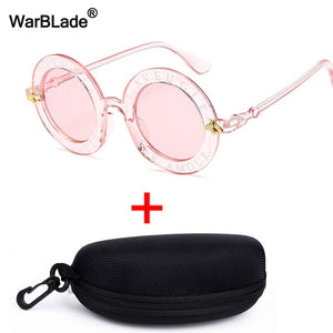 Retro Round Sunglasses Women Luxury Brand Designer Bee Frame Circle Sun Glasses Fashion Female Eyewear Oculos De Sol