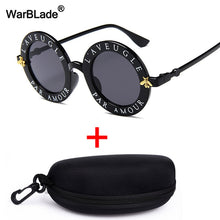 Load image into Gallery viewer, Retro Round Sunglasses Women Luxury Brand Designer Bee Frame Circle Sun Glasses Fashion Female Eyewear Oculos De Sol