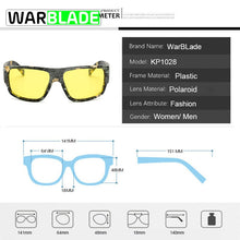 Load image into Gallery viewer, WaraBLade Night Vision Glasses Male Anti-glare HD Polarized Sunglasses Men Women Driving Glasses Yellow Driver Eyewear 1028